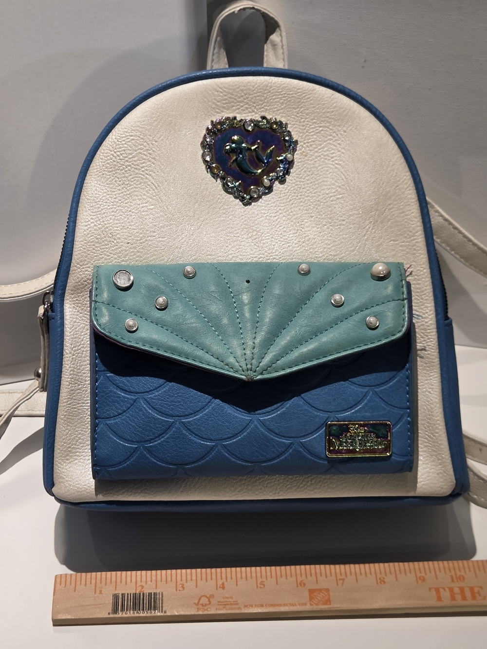 Bio World Disney THE LITTLE MERMAID ARIEL Iridescent Rainbow Excl Mini Backpack